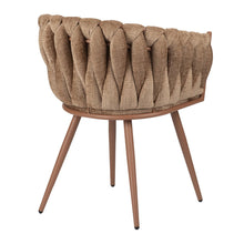 Afbeelding in Gallery-weergave laden, Golfstoel karamel (set van 2)