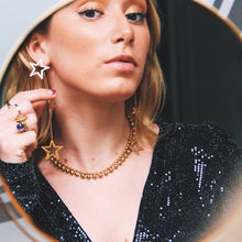 Afbeelding in Gallery-weergave laden, Lange feestoorbellen met sterren