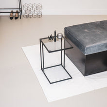 Afbeelding in Gallery-weergave laden, Bijzettafel - Metaal/Glas