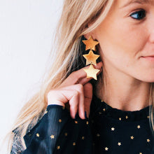 Afbeelding in Gallery-weergave laden, Statement oorbel 3 sterren