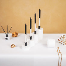Afbeelding in Gallery-weergave laden, Tapers - Dipdye -Wax- Zwart/Wit