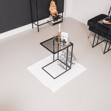 Afbeelding in Gallery-weergave laden, Bijzettafel - Metaal/Glas