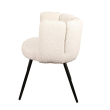 Afbeelding in Gallery-weergave laden, High five stoel parelmoer wit (bouclé) (set van 2)