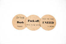 Afbeelding in Gallery-weergave laden, HV 6 KURKONDERZETTERS MET QUOTES