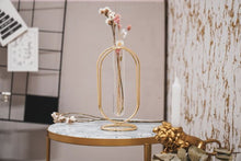 Afbeelding in Gallery-weergave laden, HV Goud metalen vaasje ovaal