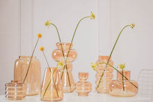 Afbeelding in Gallery-weergave laden, Vaas bubbel shiny amber