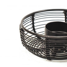 Afbeelding in Gallery-weergave laden, HV Theelicht staaldraad rond zwart