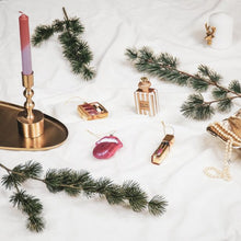 Afbeelding in Gallery-weergave laden, HV FASHIONISTA GLAZEN KERSTBALLEN - 4 ST