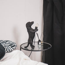 Afbeelding in Gallery-weergave laden, HV Teckel Tafel lamp zwart