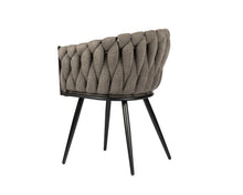 Afbeelding in Gallery-weergave laden, Wave stoel taupe (set van 2)