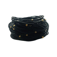 Afbeelding in Gallery-weergave laden, Masai Kralen Armbandje Black