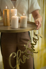 Afbeelding in Gallery-weergave laden, Stompkaars Let it snow