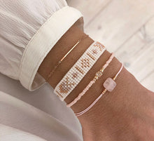 Afbeelding in Gallery-weergave laden, Beaded Bracelet – Ibiza Dreams – Roségoud