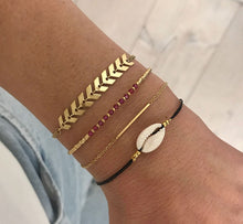 Afbeelding in Gallery-weergave laden, Little Jade Beads – Ruby Pink – Goud