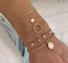 Afbeelding in Gallery-weergave laden, Infinity Ring Bracelet – Roségoud