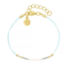 Afbeelding in Gallery-weergave laden, Bracelet – Light Blue – Goud