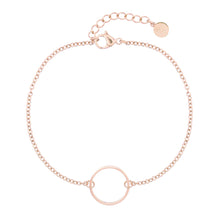 Afbeelding in Gallery-weergave laden, Infinity Ring Bracelet – Roségoud