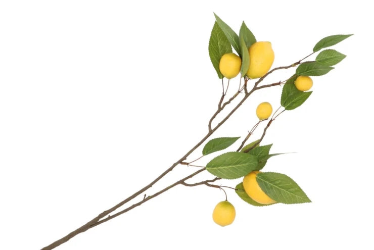 Silk lemon branch yellow