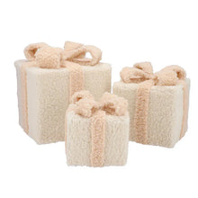 Afbeelding in Gallery-weergave laden, Sparkle giftbox cozy sand teddy led
