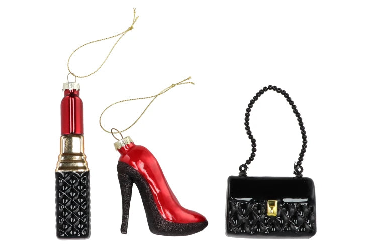 GLASSBALL ORNAMENTS FASHION BABE