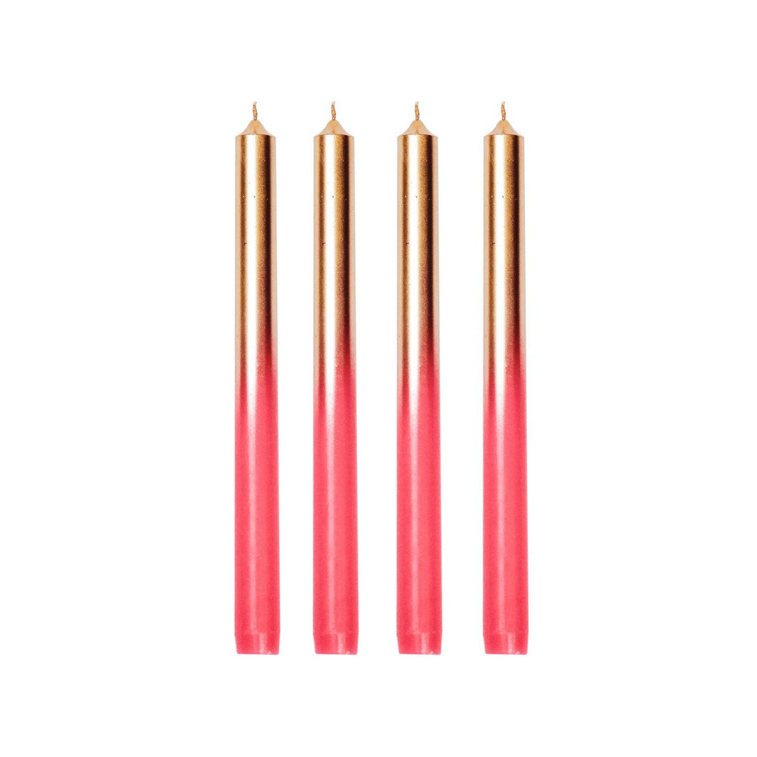 Tapers - Dipdye - Wax- Roze/Goud