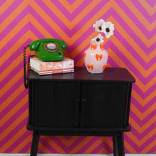 Afbeelding in Gallery-weergave laden, Vaas - Strikjes Pink/oranje
