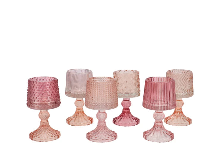 Bicolore sweets pink structure t-light