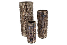 Afbeelding in Gallery-weergave laden, Nepal iron vaas birch mosaic
