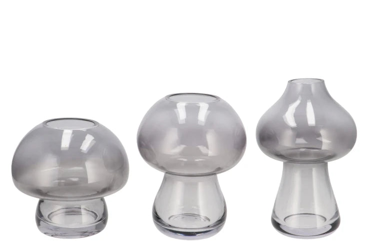 Nova black vase mushroom narrow tricolor