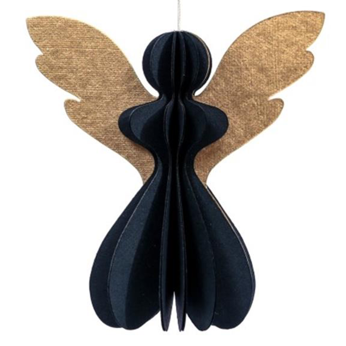 Engel papier zwart 12,5