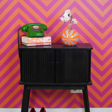 Afbeelding in Gallery-weergave laden, Vaas - Swirl - Orange/Lilac
