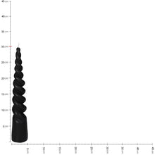 Afbeelding in Gallery-weergave laden, Druipkaars Twist Kegel Zwart
