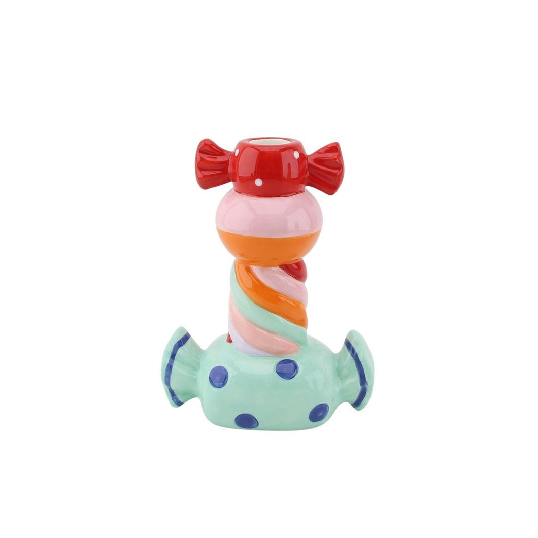 Kandelaar - Stapled Toffee Candy - Mint Multi Color
