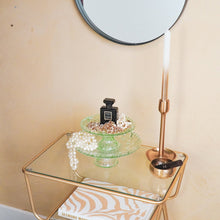 Afbeelding in Gallery-weergave laden, Taartbord - Glas - Groen
