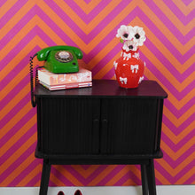 Afbeelding in Gallery-weergave laden, Vaas - Strikjes rood/roze
