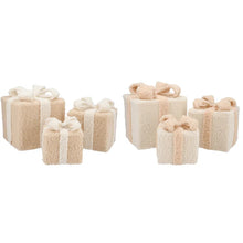 Afbeelding in Gallery-weergave laden, Sparkle giftbox cozy sand teddy led
