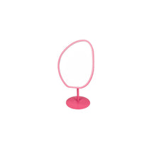 Afbeelding in Gallery-weergave laden, Make Up Mirror Round - Pink - 16,5x12x31,5 cm
