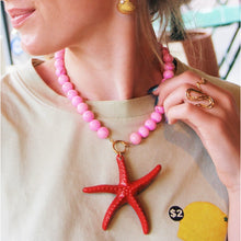 Afbeelding in Gallery-weergave laden, Starfish XL Charm - Rood (hanger voor XL kralen ketting)
