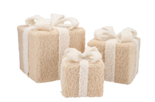 Afbeelding in Gallery-weergave laden, Sparkle giftbox cozy sand teddy led
