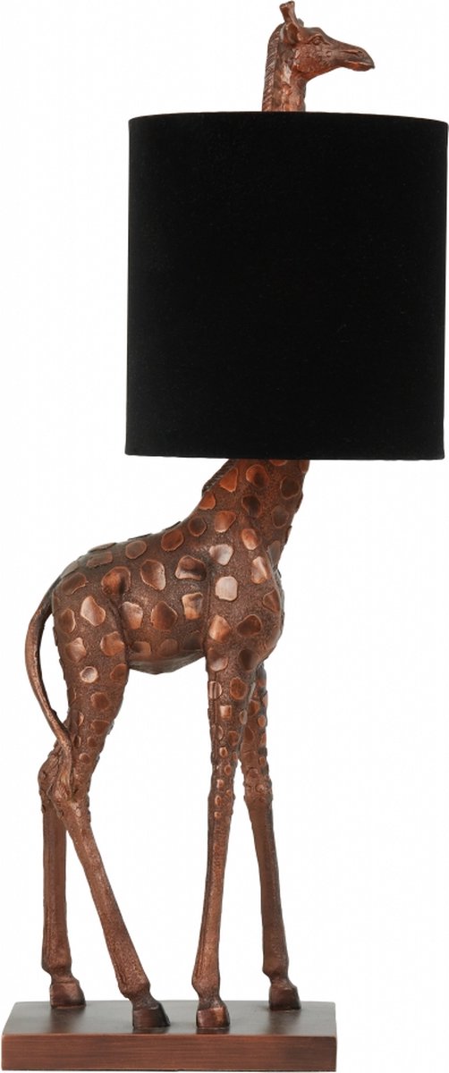 Tafellamp Giraffe Koper