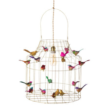 Afbeelding in Gallery-weergave laden, Hanglamp vogels goud mixed
