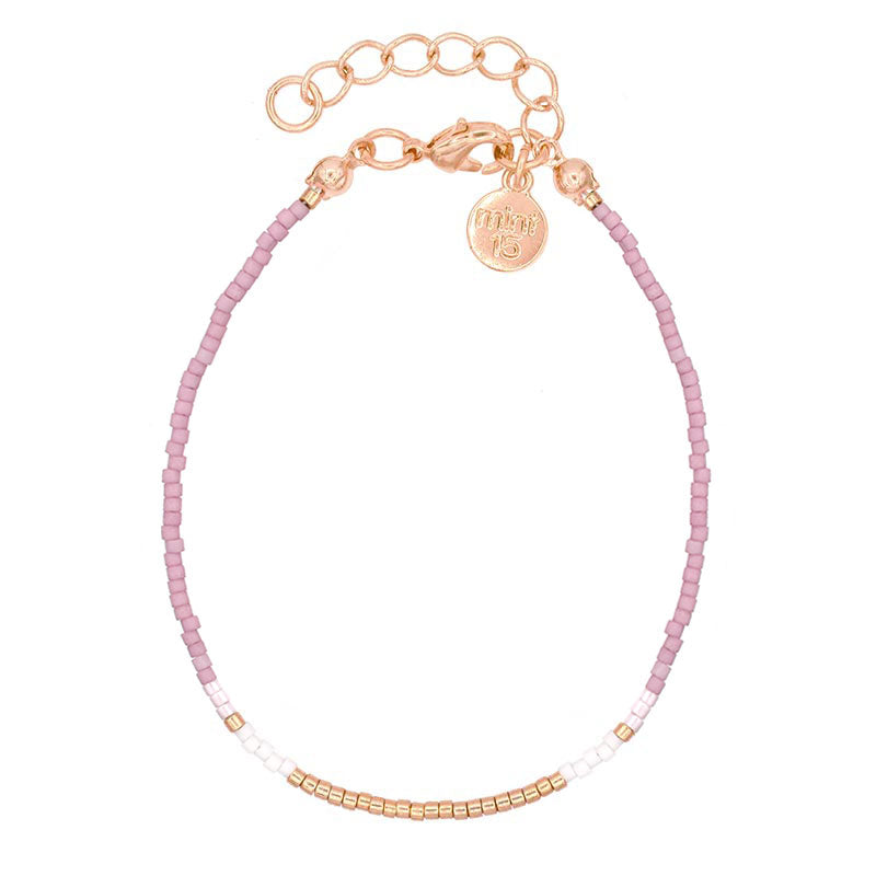 Delicate Bracelet – Lilac – Roségoud