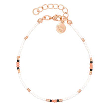 Afbeelding in Gallery-weergave laden, Surf Beads Bracelet – Coral – Roségoud
