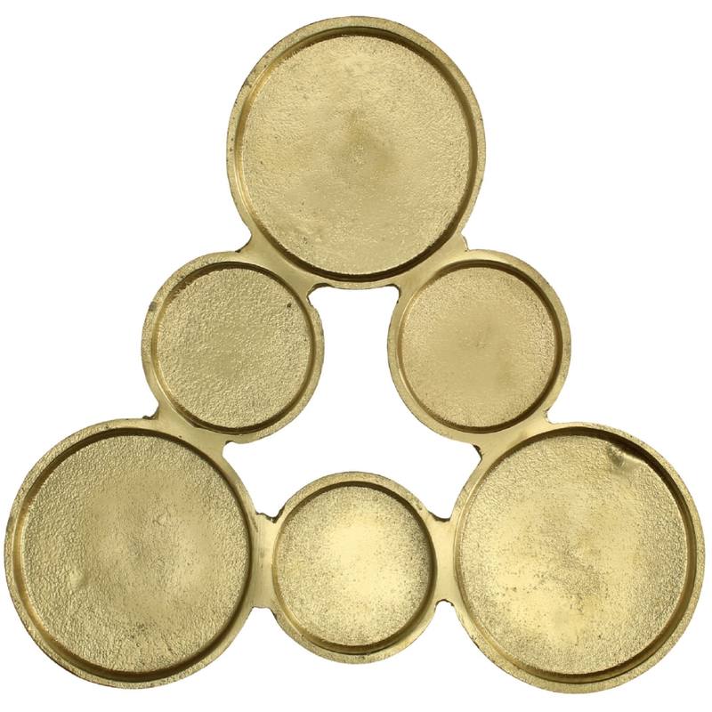 Candle Plate Gold